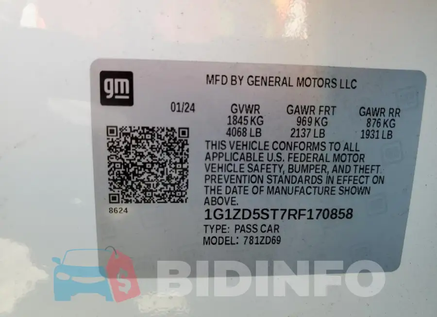 1G1ZD5ST7RF170858 Photo# 13