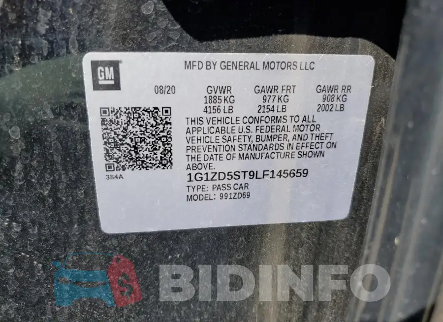 1G1ZD5ST9LF145659 Photo# 12