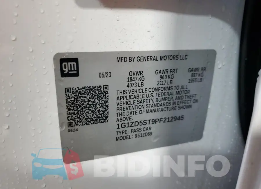 1G1ZD5ST9PF212945 Photo# 12