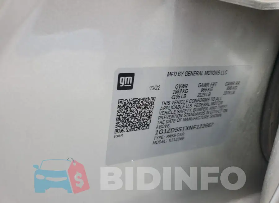 1G1ZD5STXNF122667 Photo# 12