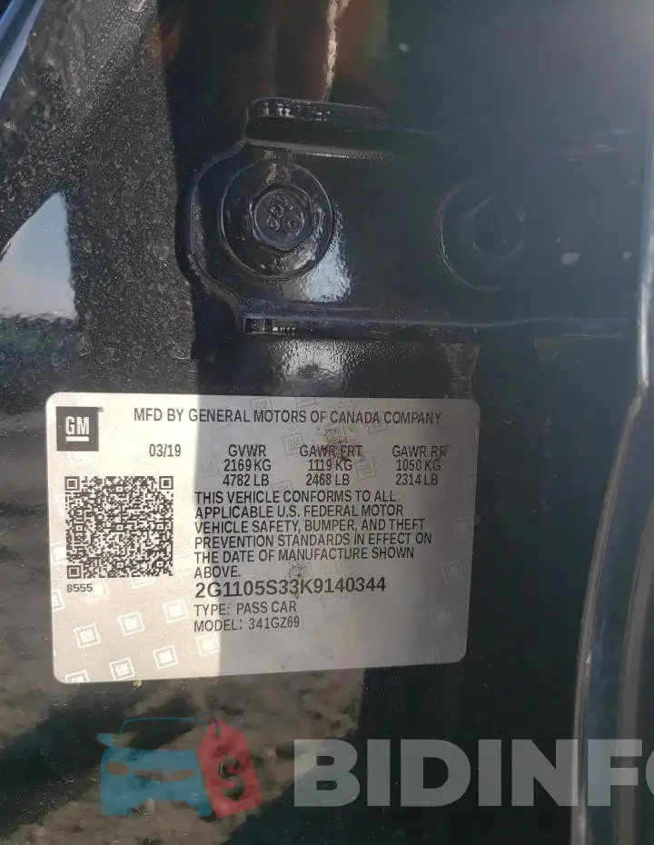 2G1105S33K9140344 Photo# 12