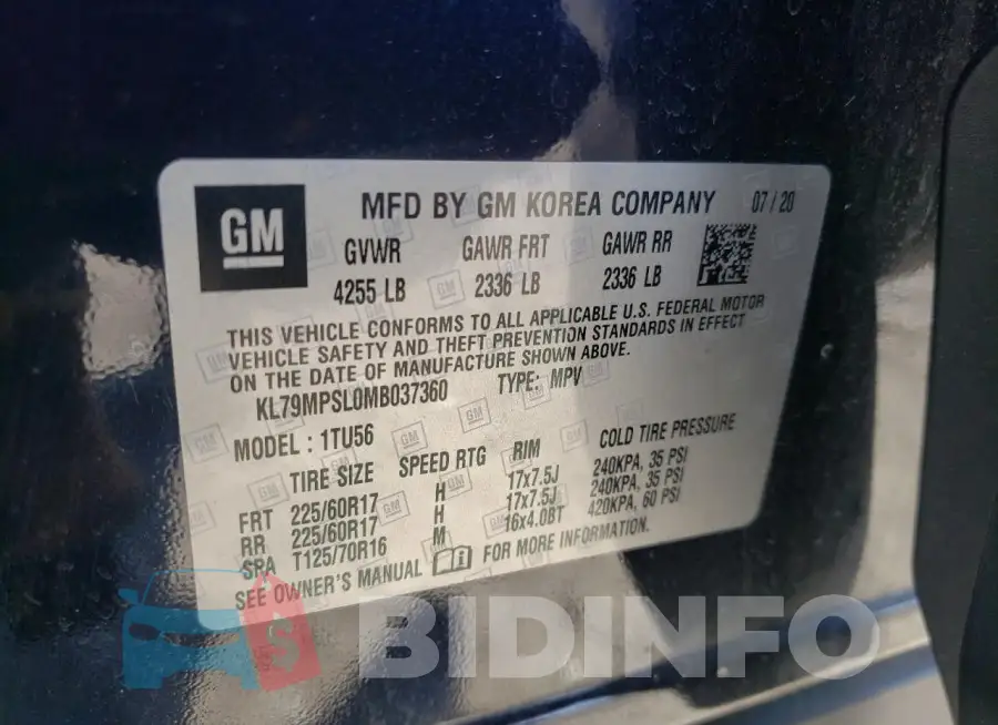 KL79MPSL0MB037360 Photo# 14