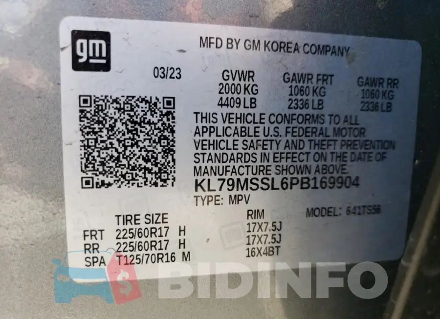 KL79MSSL6PB169904 Photo# 14