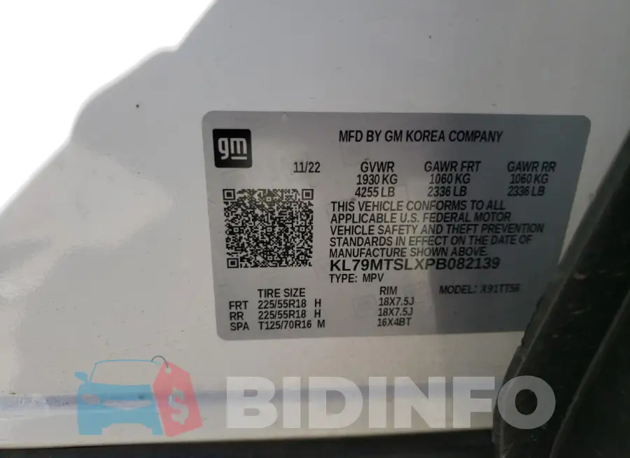 KL79MTSLXPB082139 Photo# 13