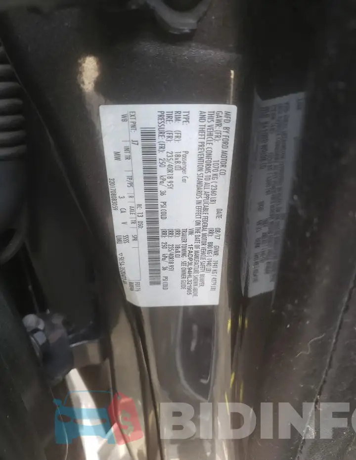 1FADP3L94HL321905 Photo# 12