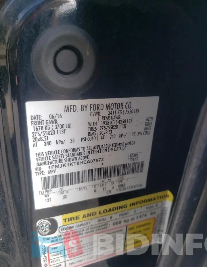 1FMJK1KT8HEA07672 Photo# 12