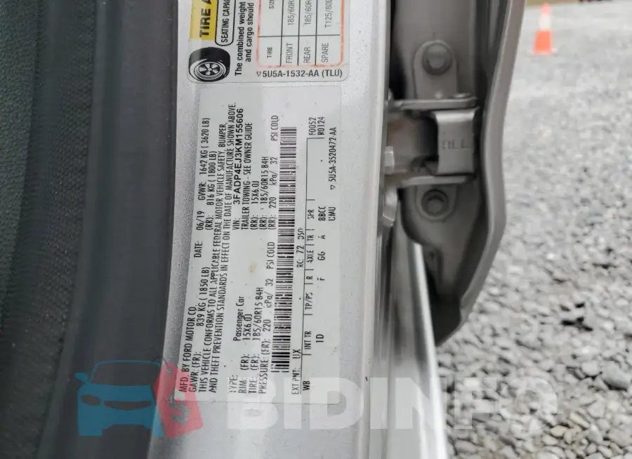 3FADP4EJ3KM155606 Photo# 12