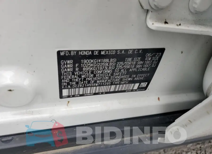 3CZRZ1H55RM711295 Photo# 12