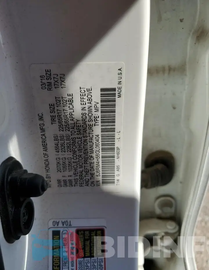 5J6RM4H56GL060404 Photo# 13