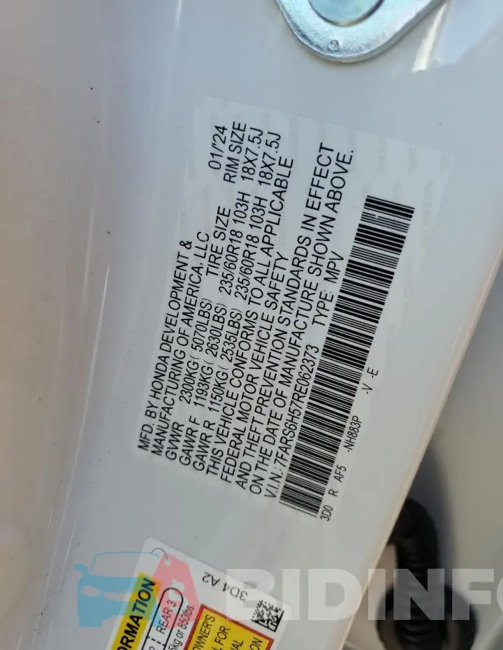 7FARS6H57RE062373 Photo# 12