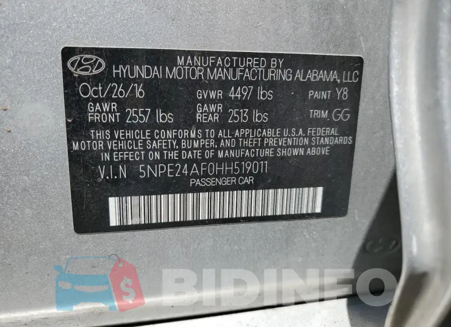 5NPE24AF0HH519011 Photo# 12