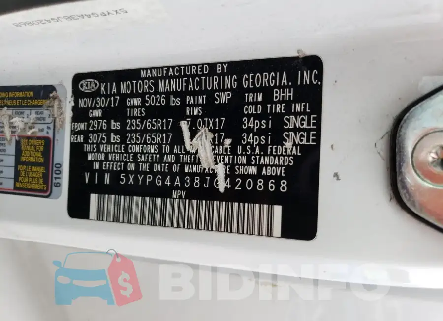 5XYPG4A38JG420868 Photo# 13