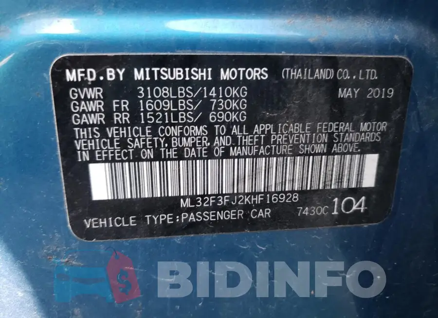 ML32F3FJ2KHF16928 Photo# 12
