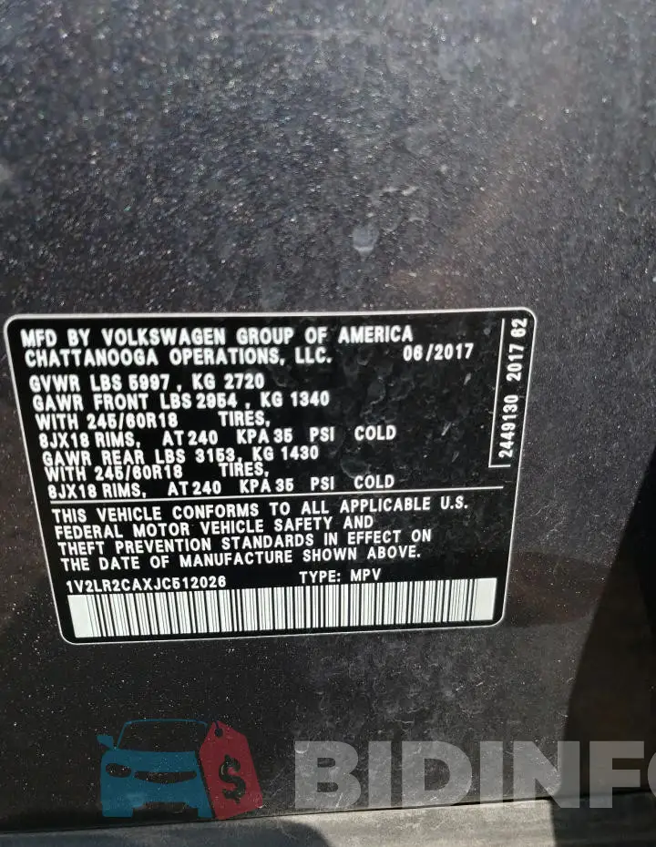 1V2LR2CAXJC512026 Photo# 13