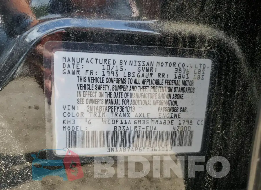 3N1AB7AP8FY361013 Photo# 13