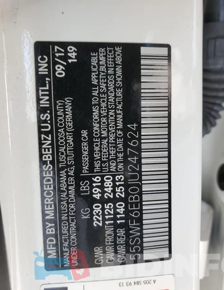 55SWF6EB0JU247624 Photo# 12