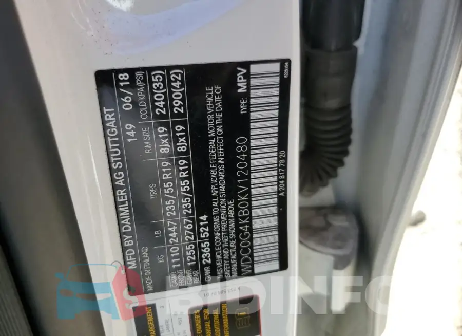 WDC0G4KB0KV120480 Photo# 13