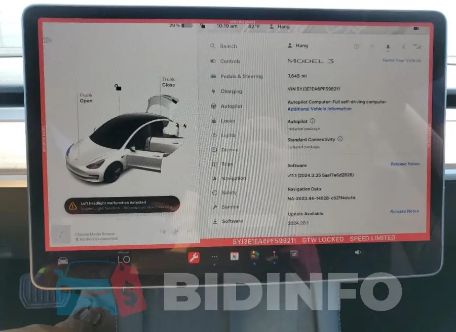 5YJ3E1EA6PF598211 Photo# 9