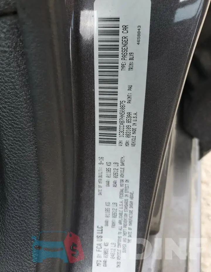 1C3CCCAB7HN500875 Photo# 12