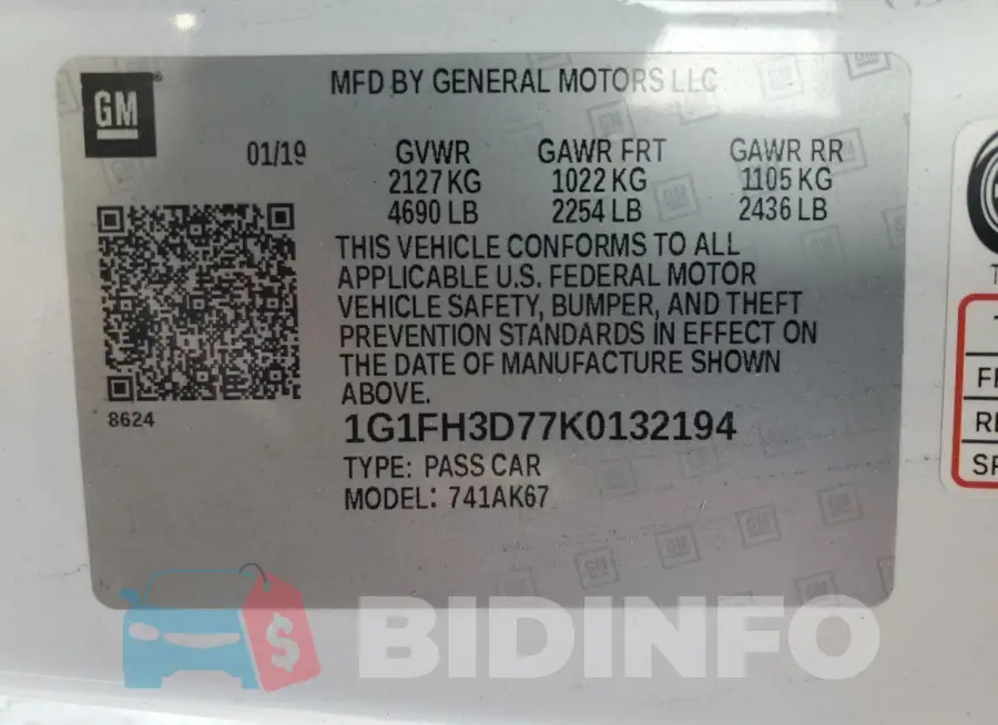 1G1FH3D77K0132194 Photo# 12