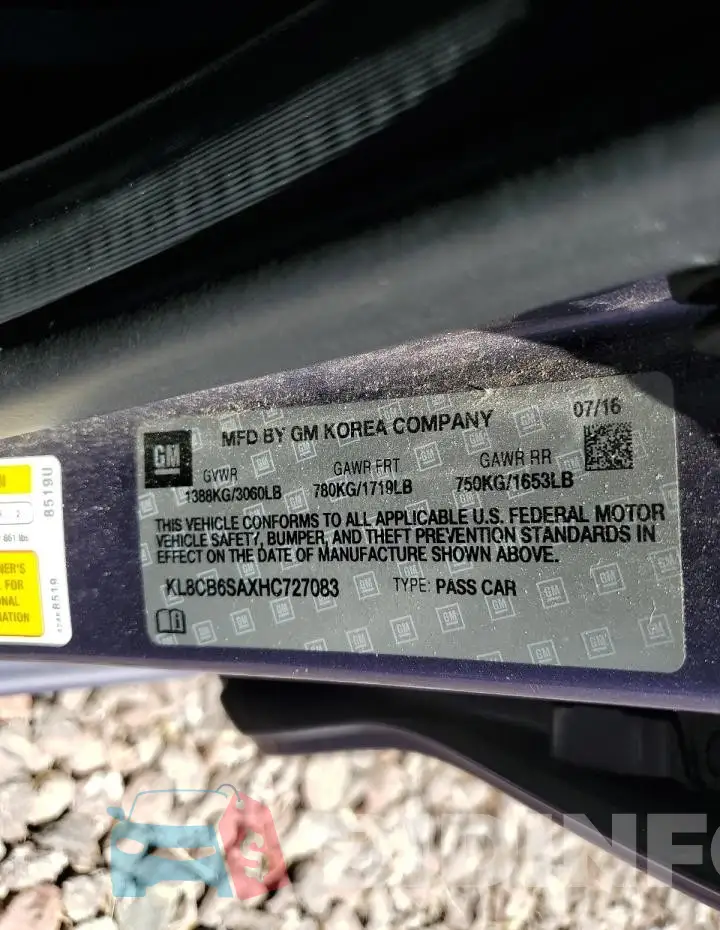 KL8CB6SAXHC727083 Photo# 12
