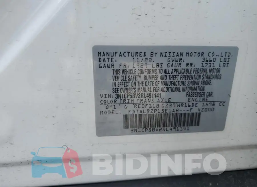 3N1CP5BV2RL491141 Photo# 12