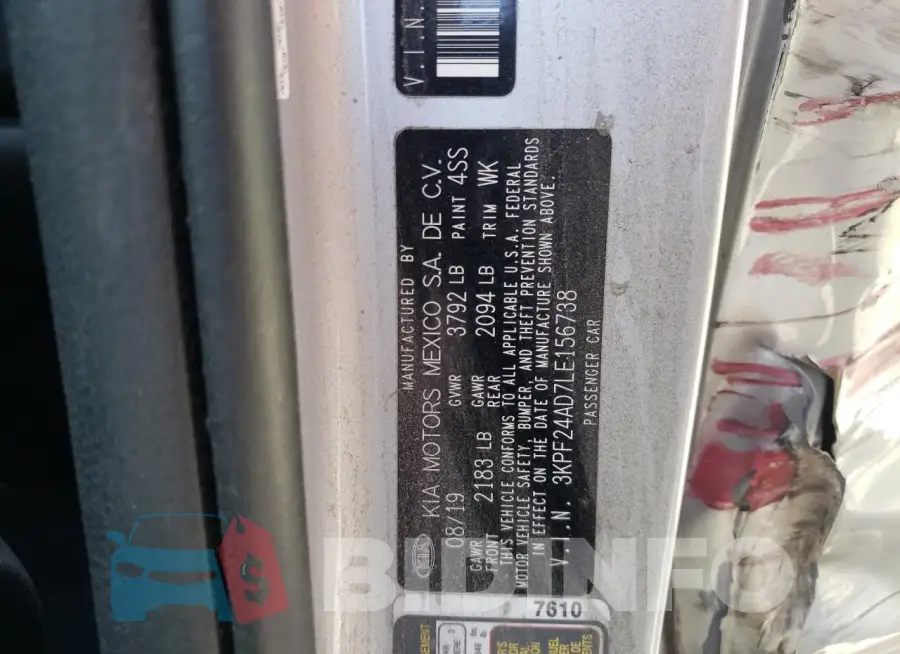 3KPF24AD7LE156738 Photo# 12