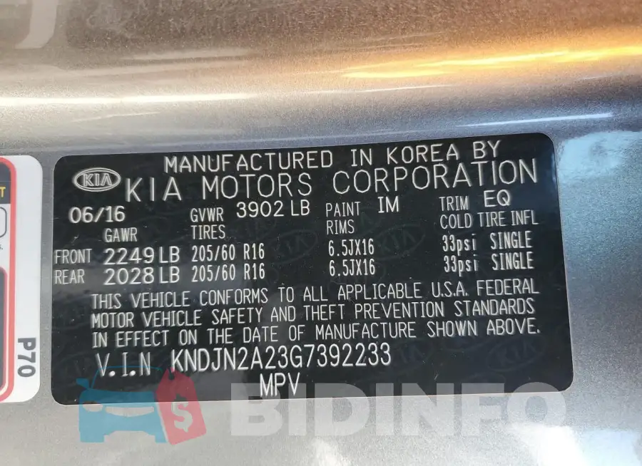KNDJN2A23G7392233 Photo# 12