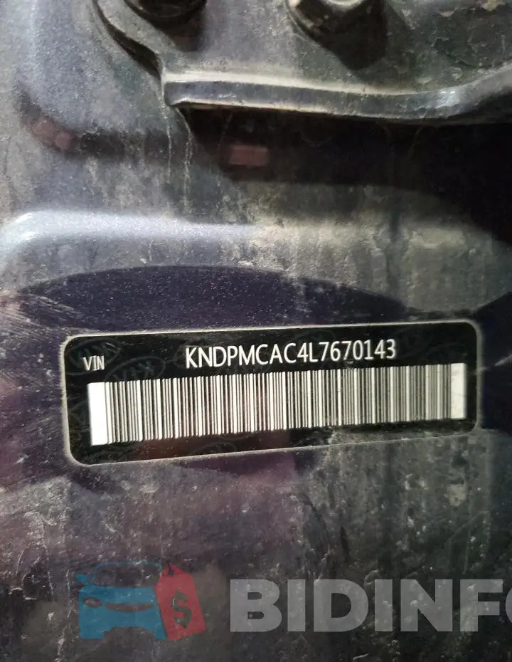 KNDPMCAC4L7670143 Photo# 13