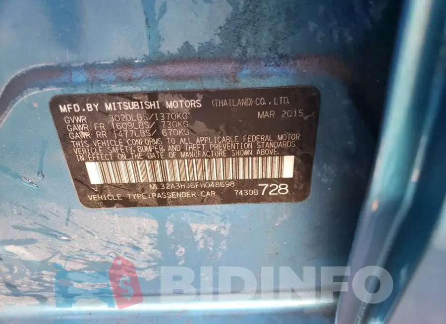 ML32A3HJ6FH048698 Photo# 12