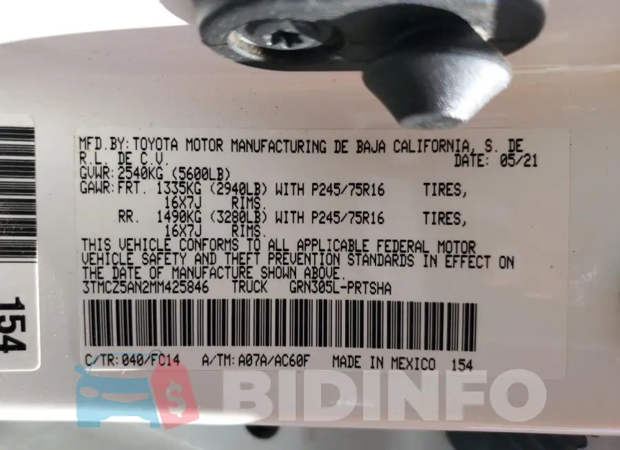 3TMCZ5AN2MM425846 Photo# 13