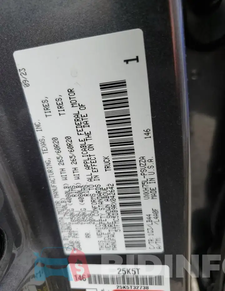5TFMC5DB9RX042642 Photo# 12