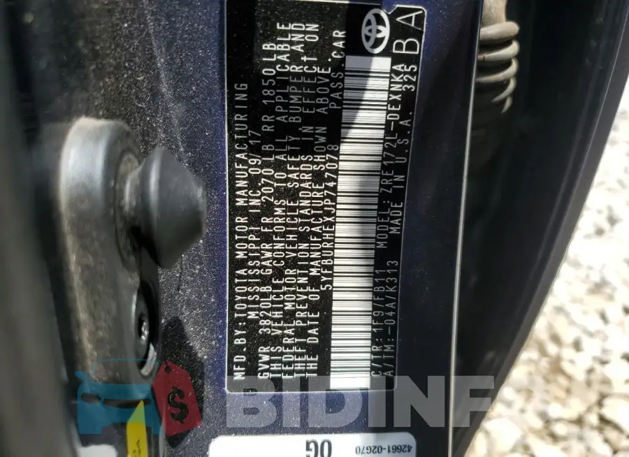 5YFBURHEXJP747078 Photo# 12