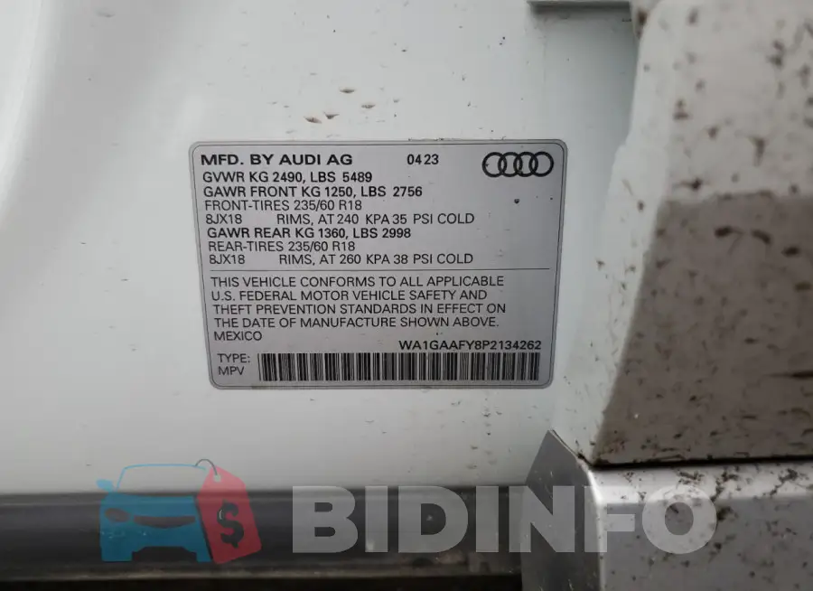 WA1GAAFY8P2134262 Photo# 12