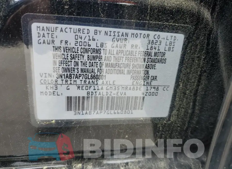 3N1AB7AP7GL660801 Photo# 12