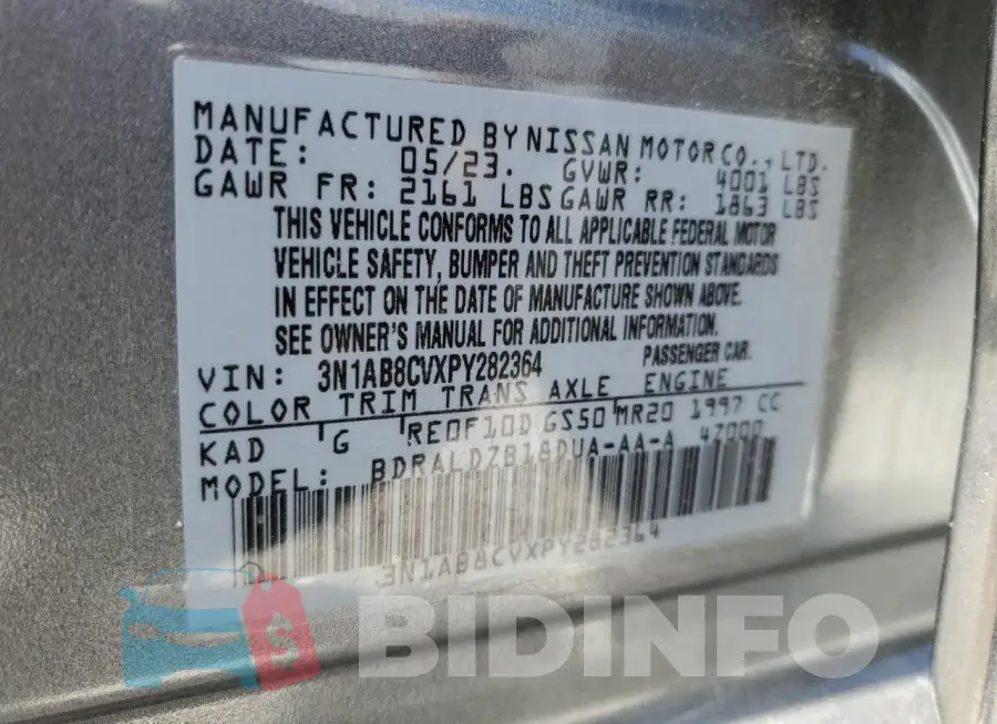 3N1AB8CVXPY282364 Photo# 12