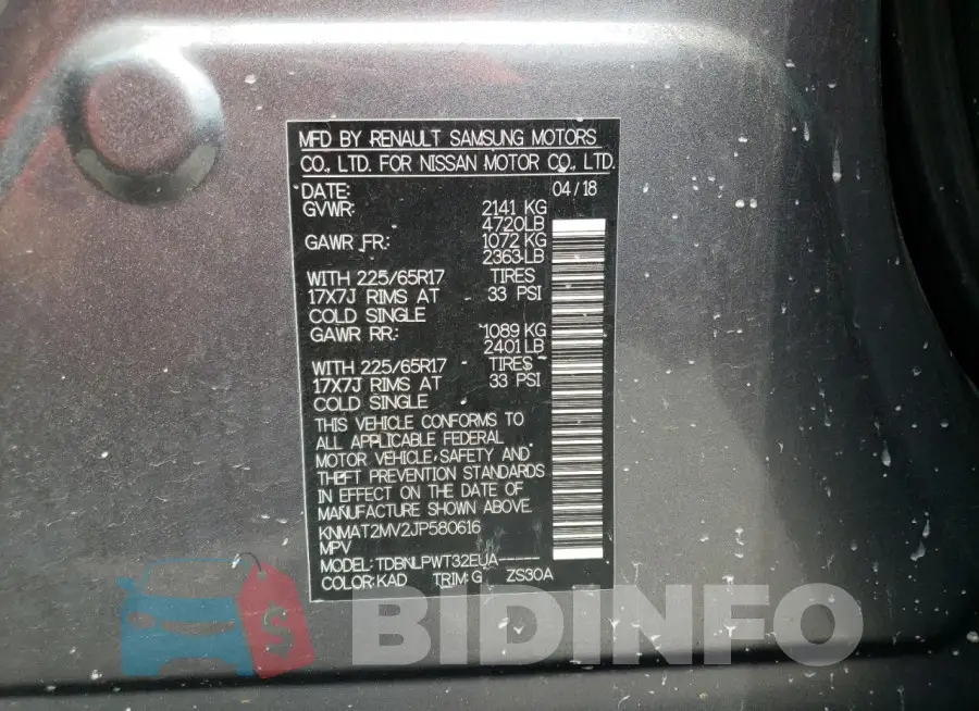 KNMAT2MV2JP580616 Photo# 14