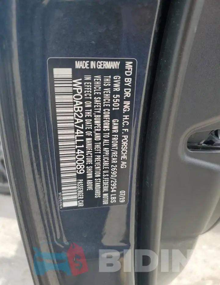 WP0AB2A74LL140089 Photo# 13