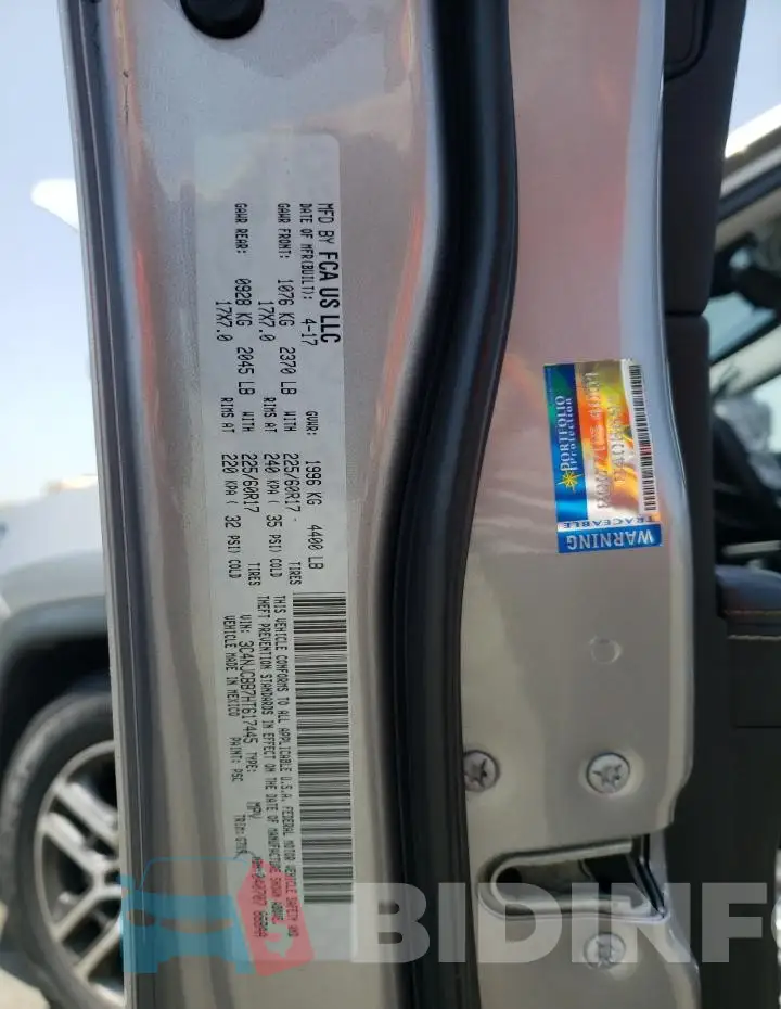 3C4NJCBB7HT617445 Photo# 12