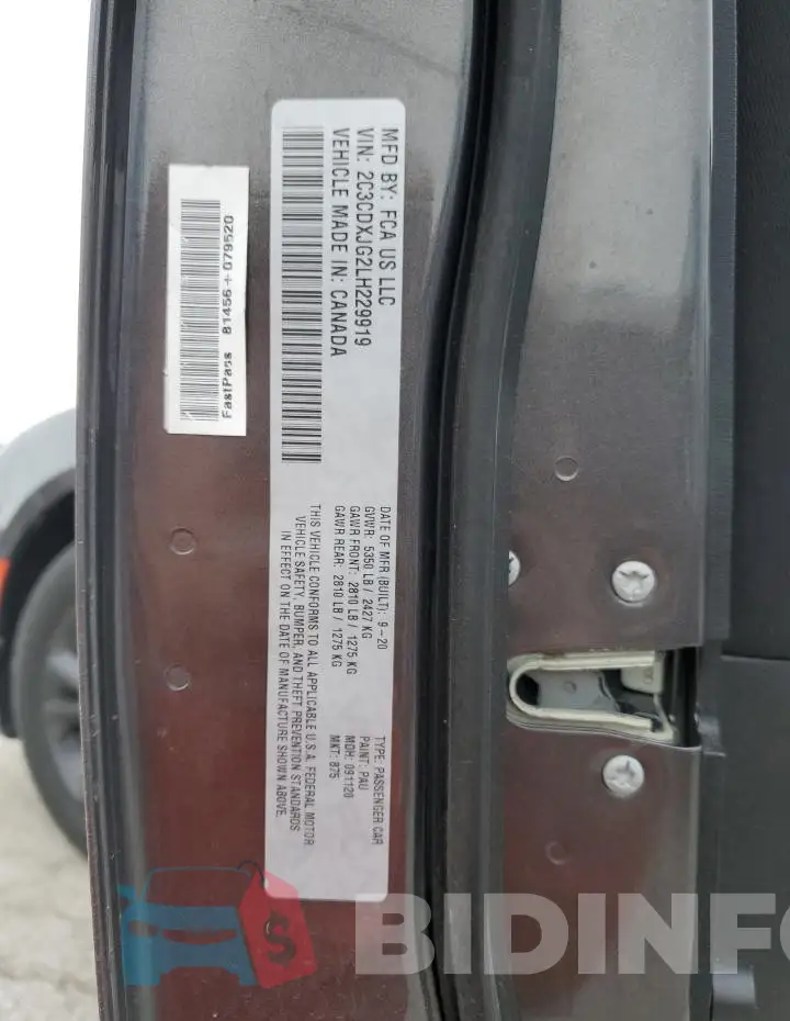 2C3CDXJG2LH229919 Photo# 12