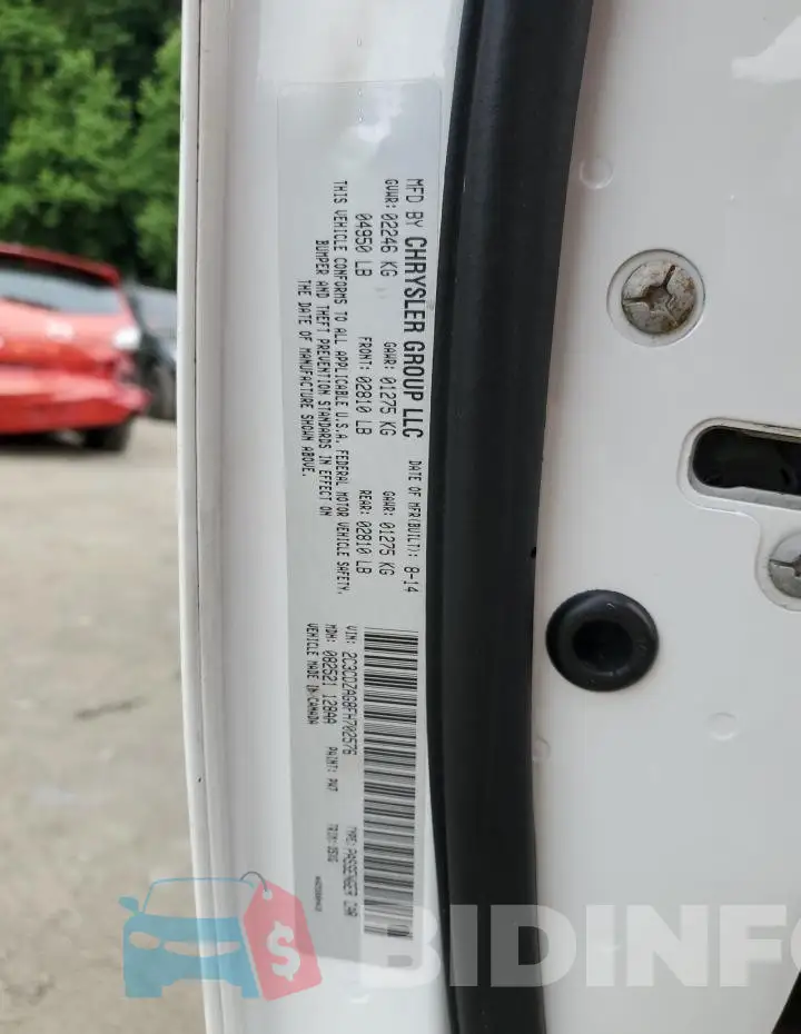2C3CDZAG8FH702576 Photo# 12