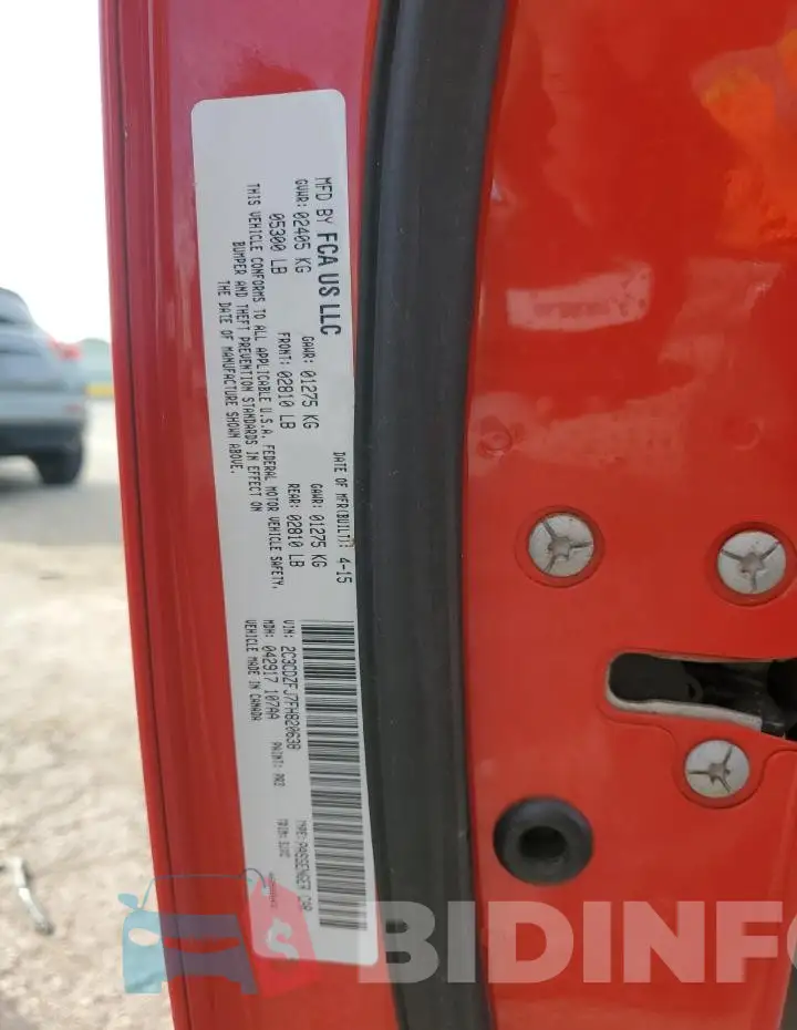 2C3CDZFJ7FH820638 Photo# 12
