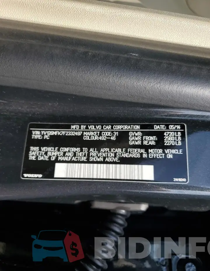 YV126MFK7F2332497 Photo# 12