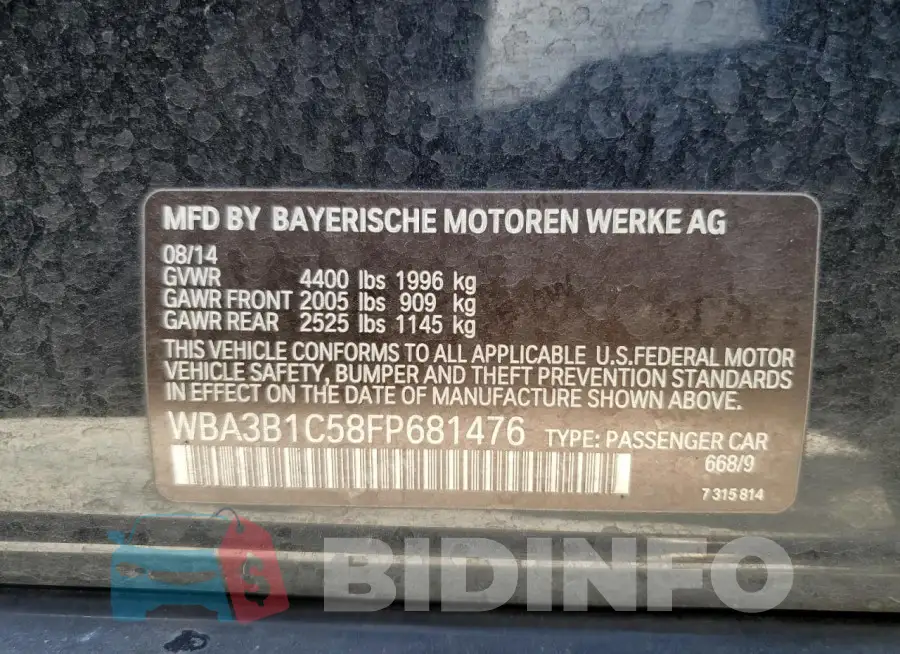 WBA3B1C58FP681476 Photo# 12