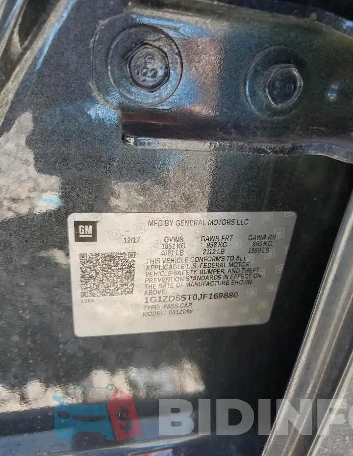 1G1ZD5ST0JF169880 Photo# 12