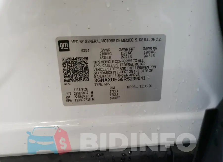 3GNAXUEG9RS239041 Photo# 12