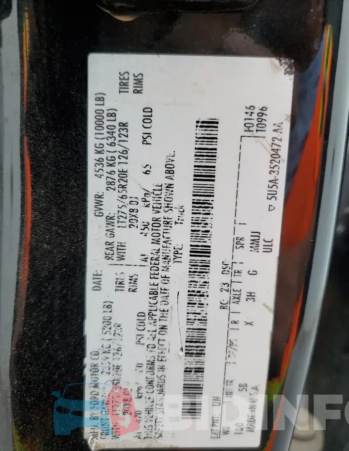 1FT7W2BT2LED45022 Photo# 12