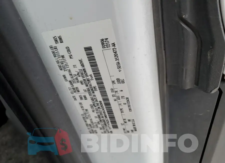 1FTYR2CM6HKA55099 Photo# 12