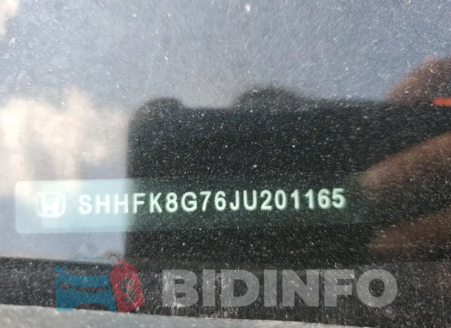 SHHFK8G76JU201165 Photo# 12