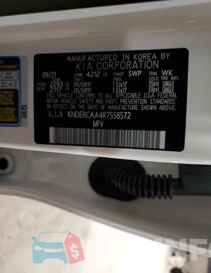 KNDERCAA4R7558572 Photo# 12